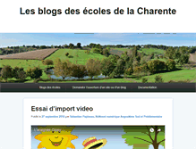 Tablet Screenshot of blogs16.ac-poitiers.fr