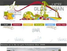 Tablet Screenshot of lyc-jamain.ac-poitiers.fr