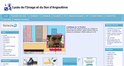 Desktop Screenshot of lyc-lisa.ac-poitiers.fr
