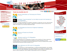 Tablet Screenshot of cio.ac-poitiers.fr