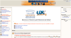 Desktop Screenshot of lyc-jeancaillaud.ac-poitiers.fr