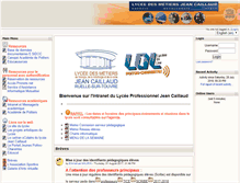 Tablet Screenshot of lyc-jeancaillaud.ac-poitiers.fr