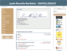 Tablet Screenshot of lyc-marcelinberthelot.ac-poitiers.fr